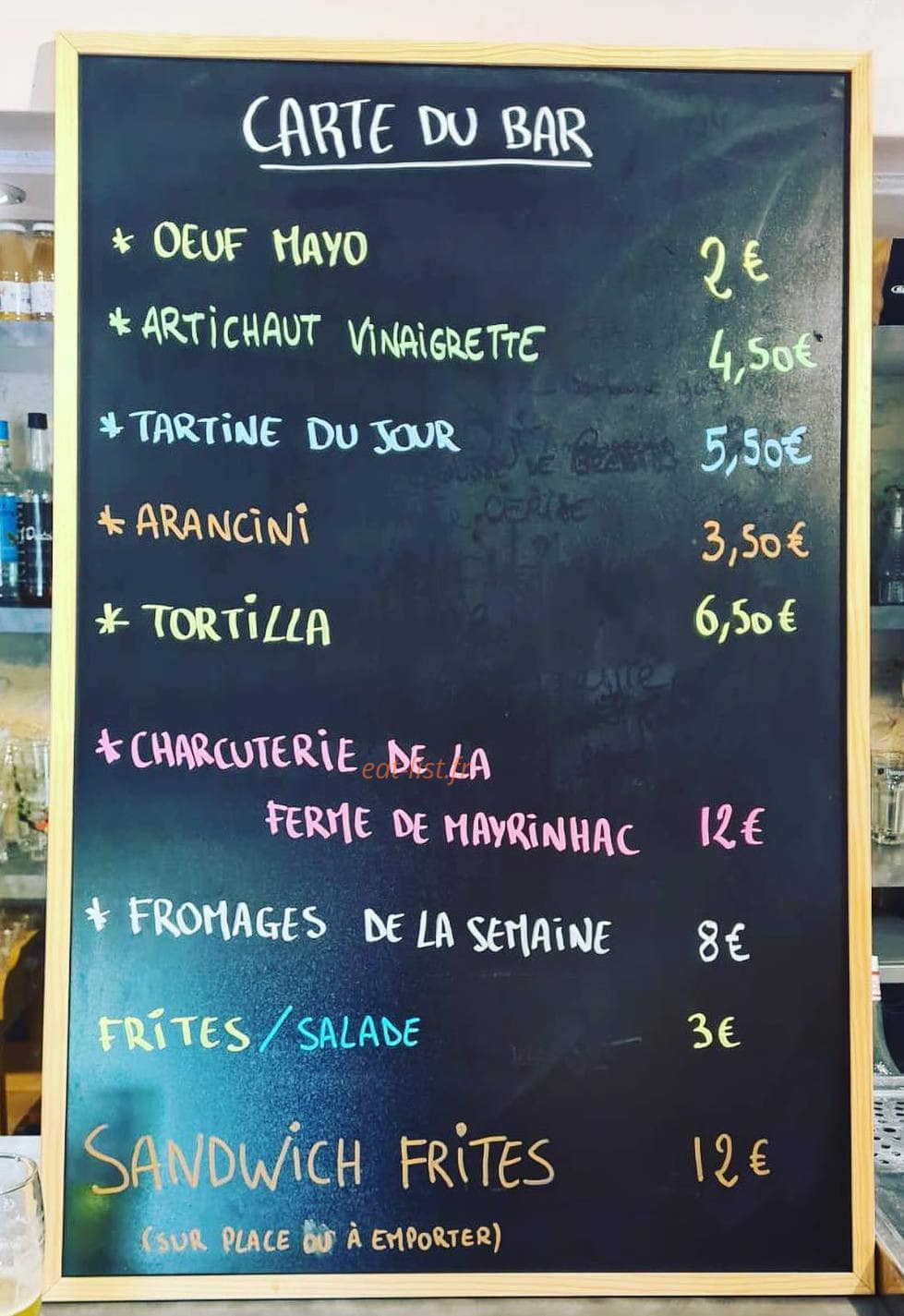 La Petite Auberge — carte page 4