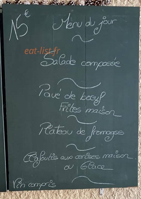 Chez Stef — carte page 1