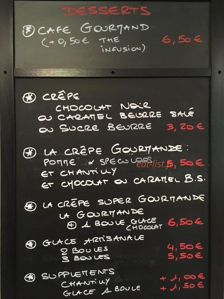 L'Instant Gourmand — carte page 3