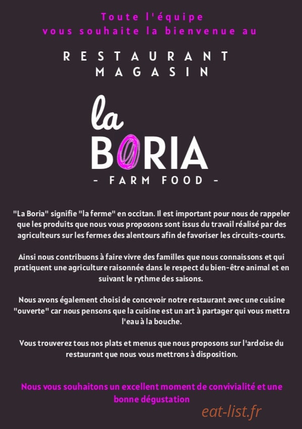 La Boria — carte page 4