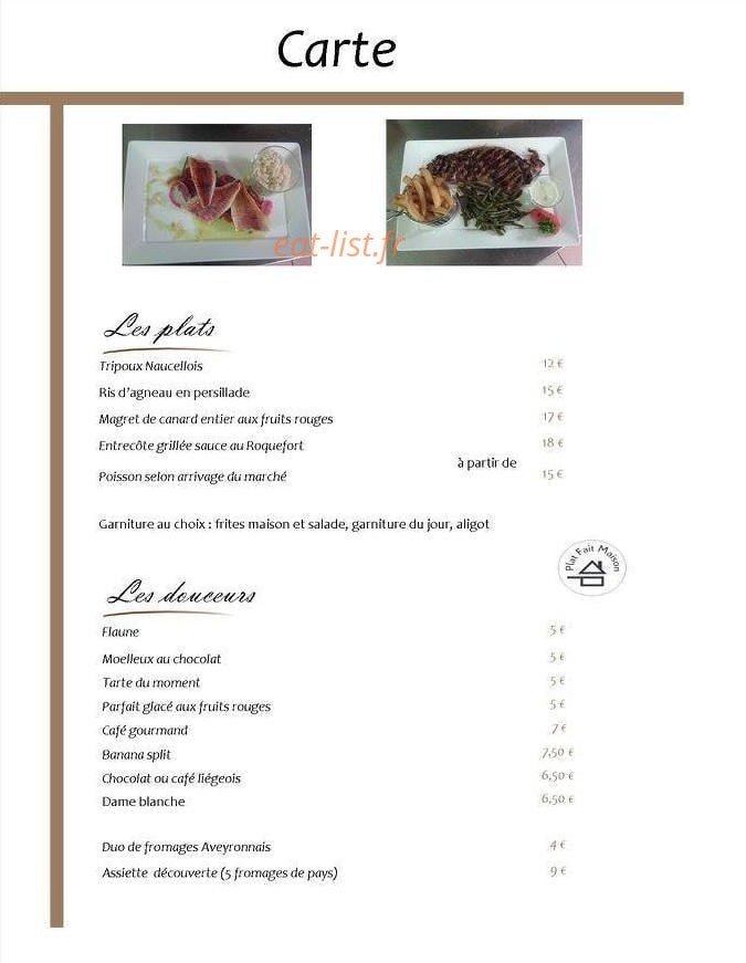 La Pièce de Bœuf — carte page 3