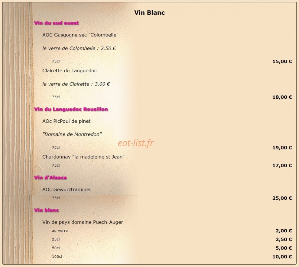 Le chat — carte page 5