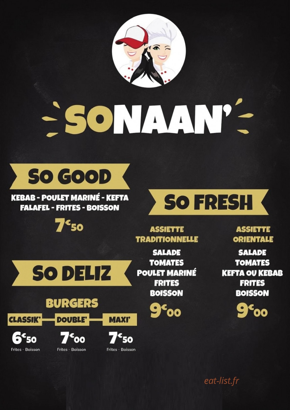 So' naan — carte page 1