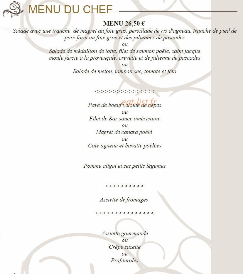 La belle époque — carte page 3