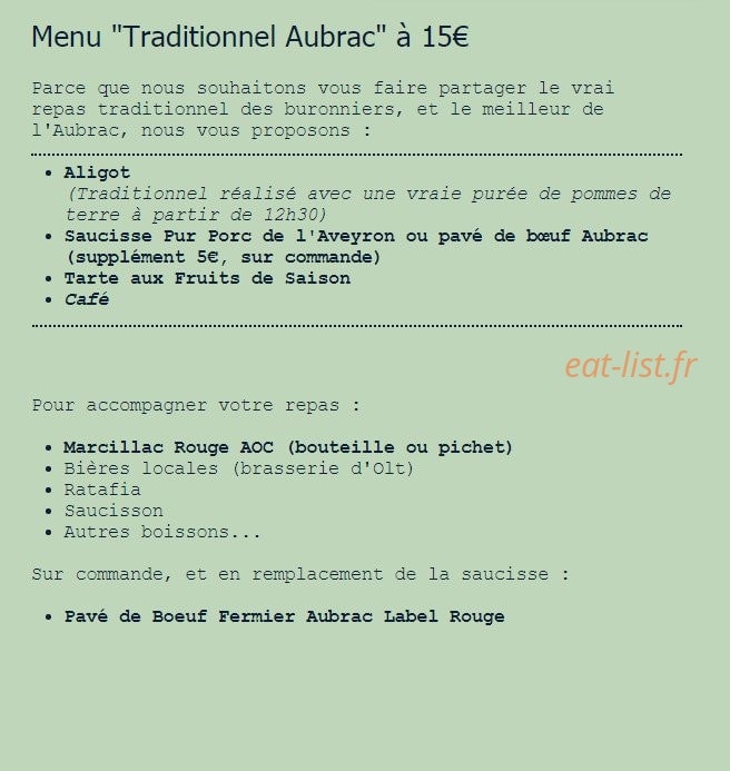 Buron des Bouals — carte page 1