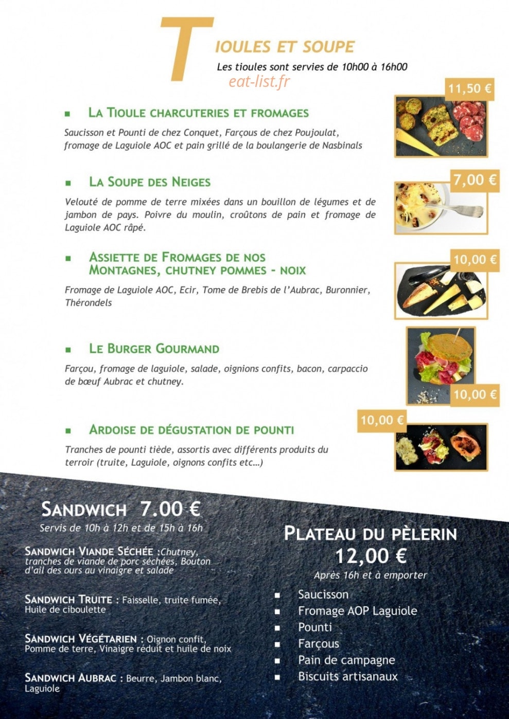 La Maison de l'Aubrac — carte page 5