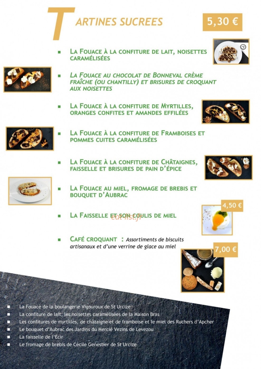 La Maison de l'Aubrac — carte page 6