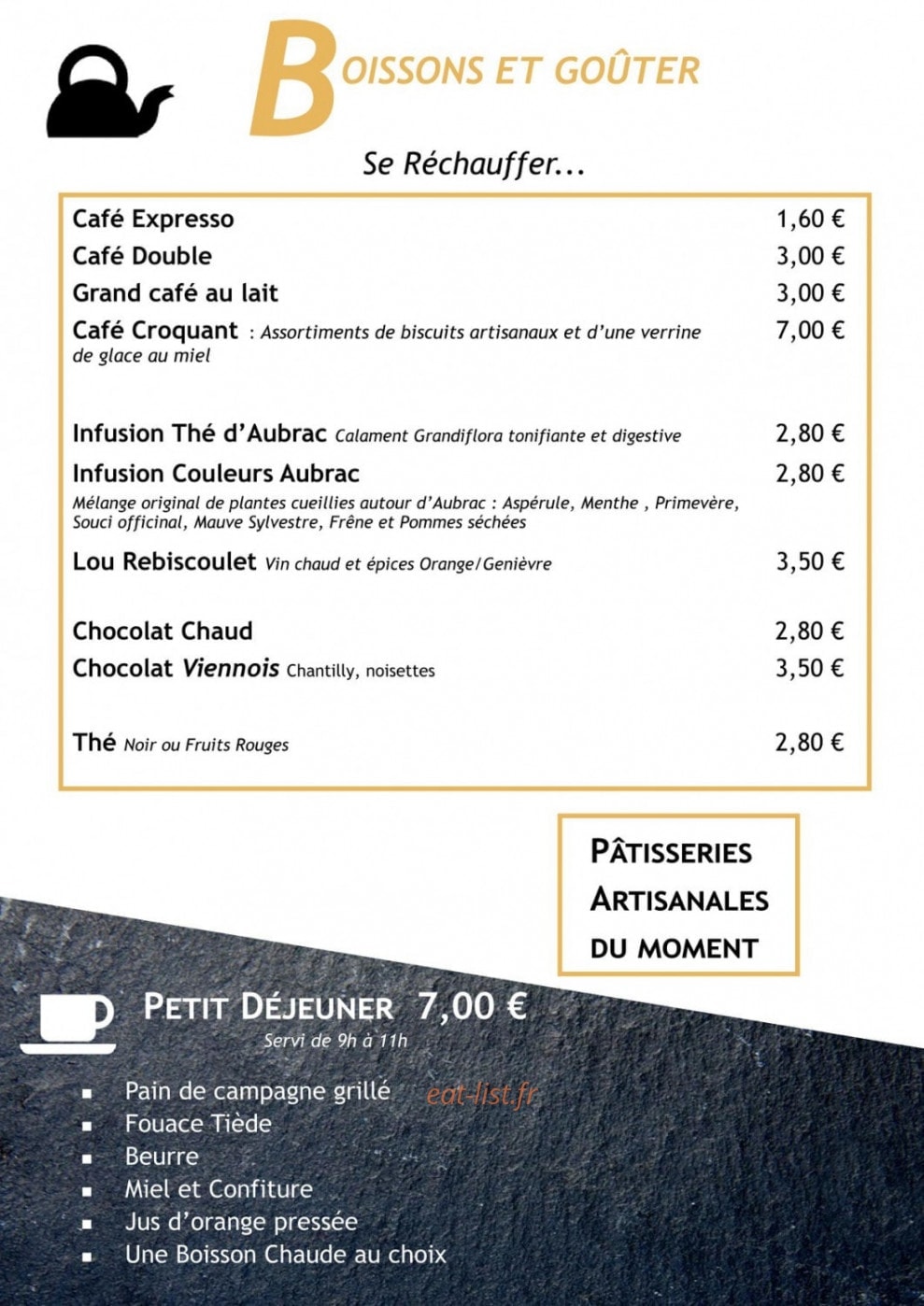 La Maison de l'Aubrac — carte page 3