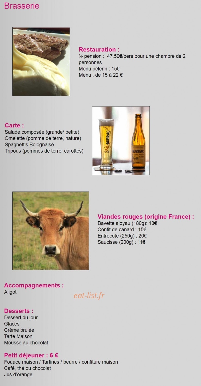Le relais Saint Jacques — carte page 1