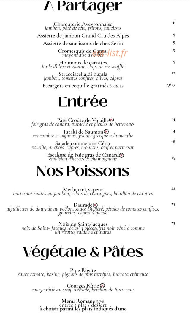 Maison Burgarella — carte page 1