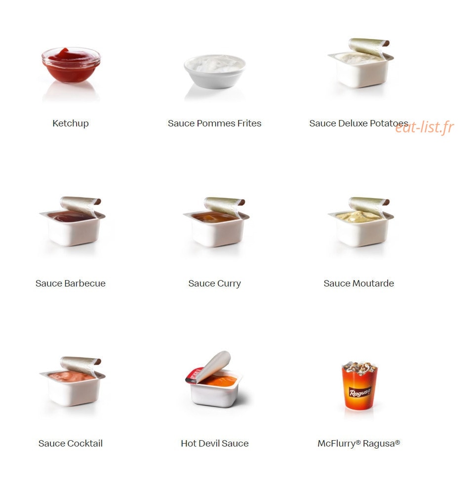 Mc Donald's — carte page 9