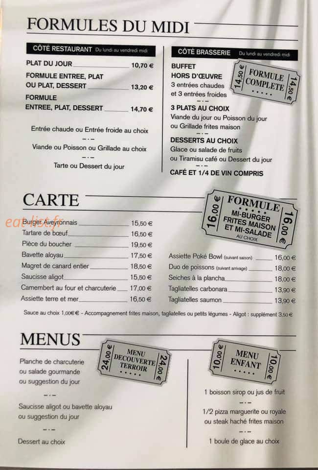 Les Coulisses — carte page 4