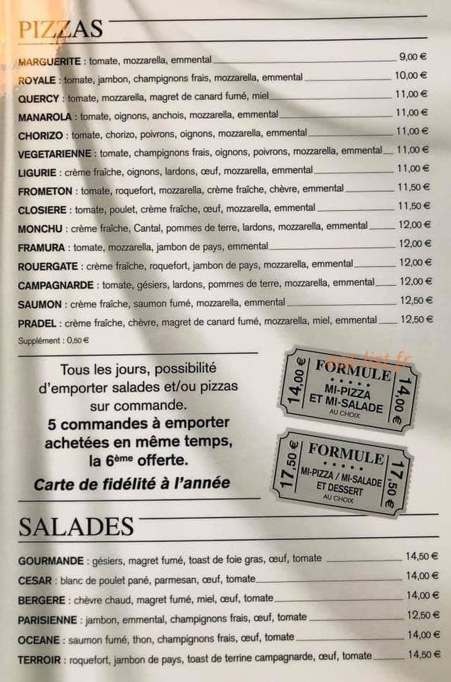 Les Coulisses — carte page 2