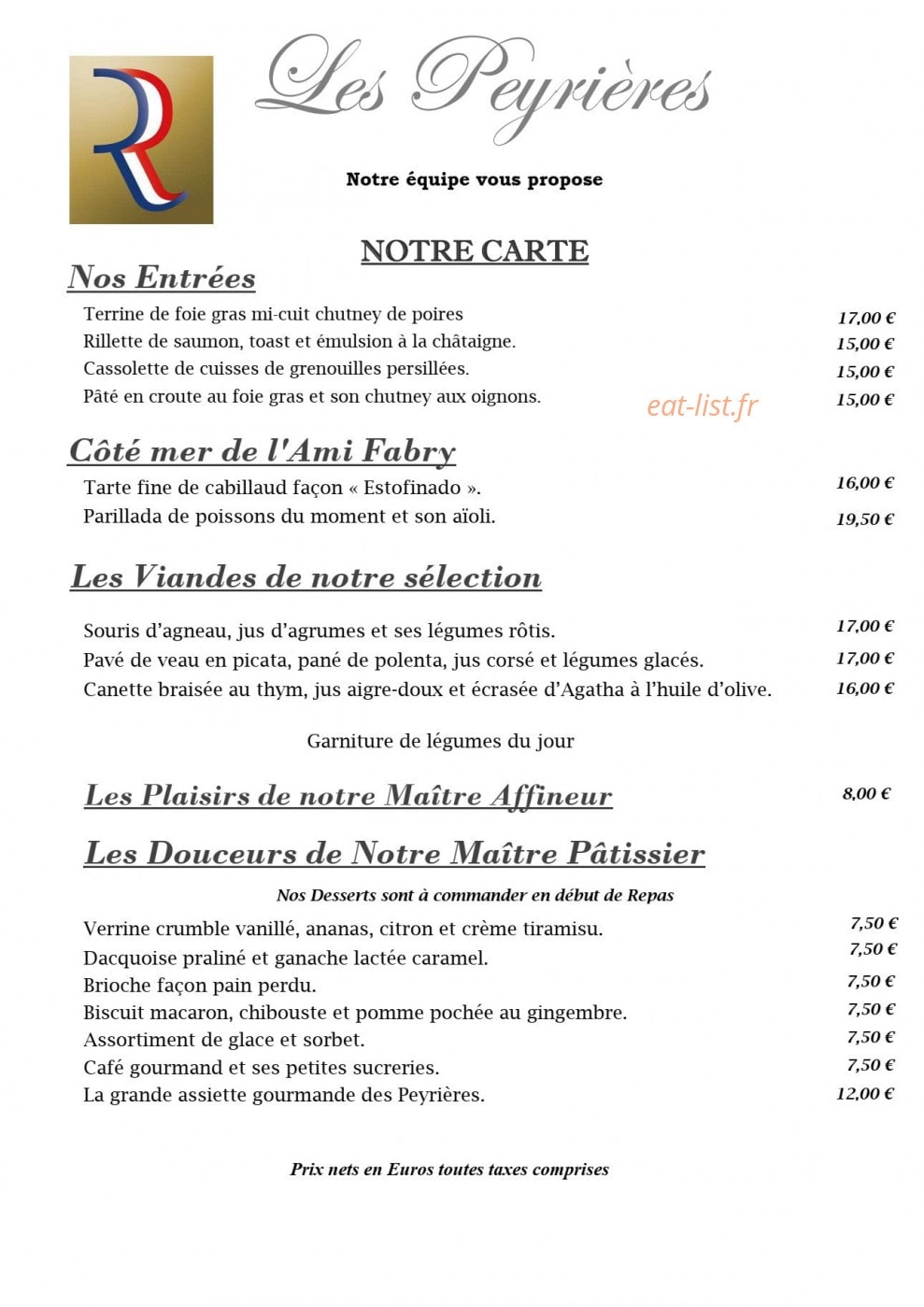 Les Peyrière — carte page 3