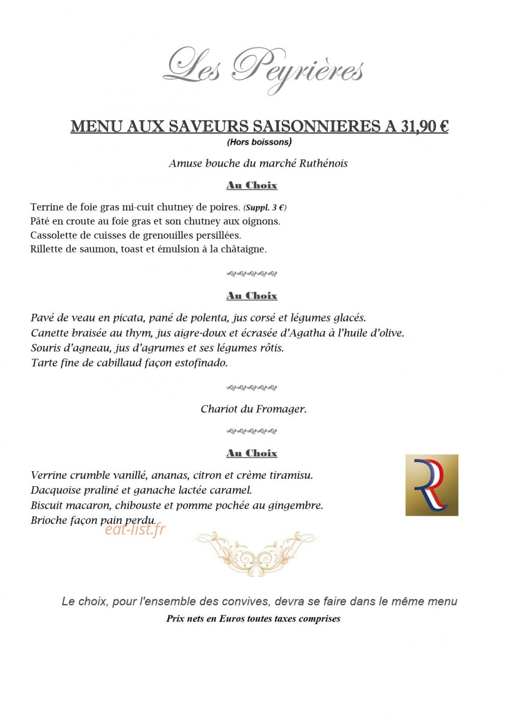 Les Peyrière — carte page 2