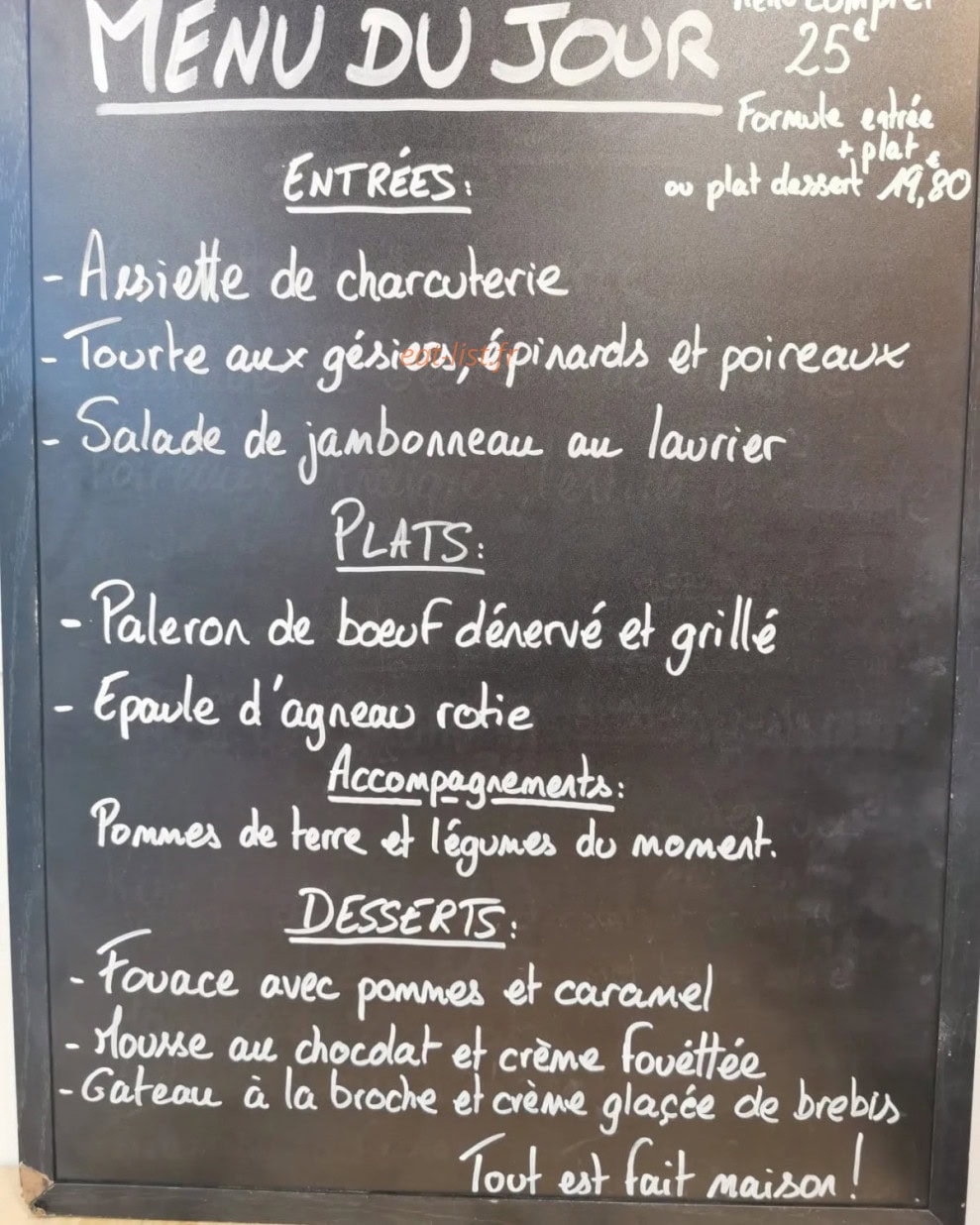 Le Saint Sat — carte page 1