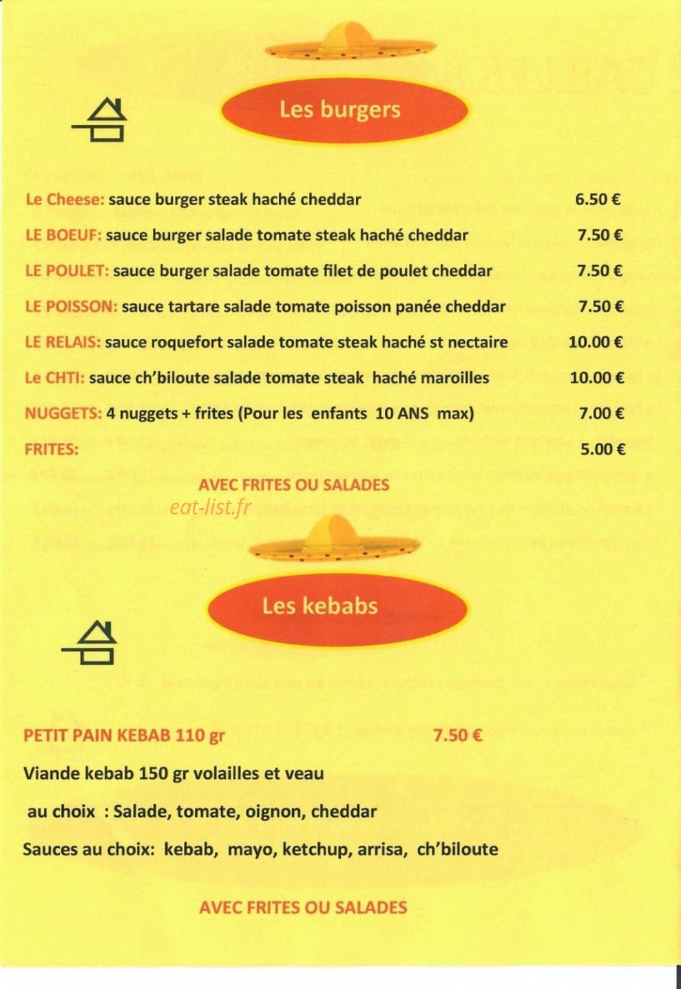 Au Relais De Taussac — carte page 4