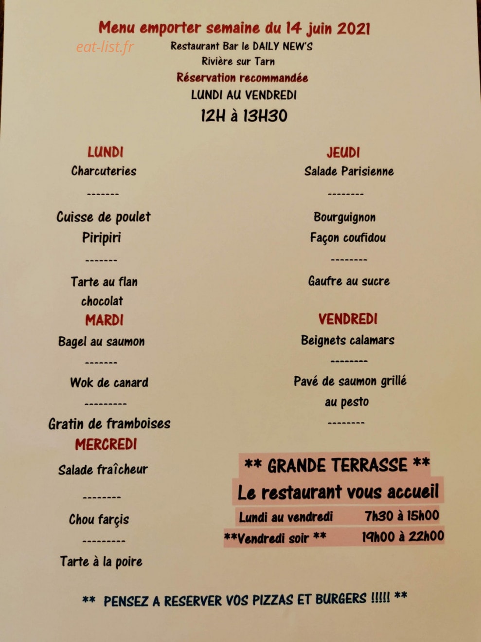 Daily New's — carte page 1