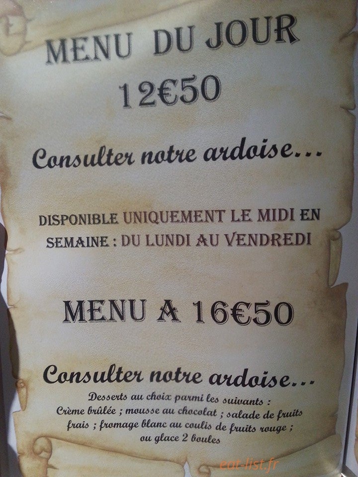 Le Calypso — carte page 2