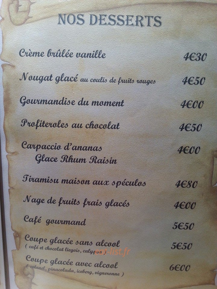 Le Calypso — carte page 6