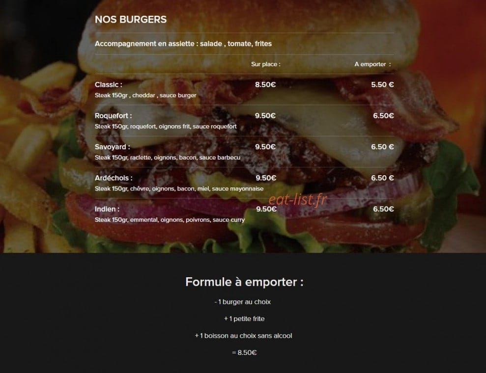 La Grignote — carte page 2