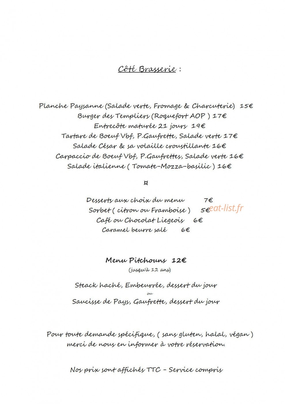 La Grange Templière — carte page 2