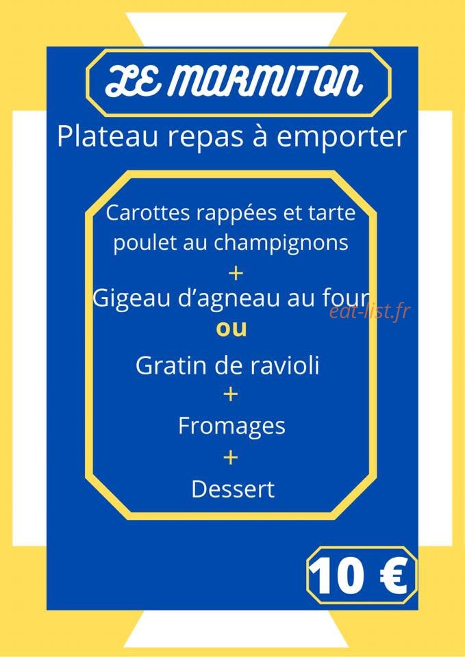 Le Marmiton — carte page 1