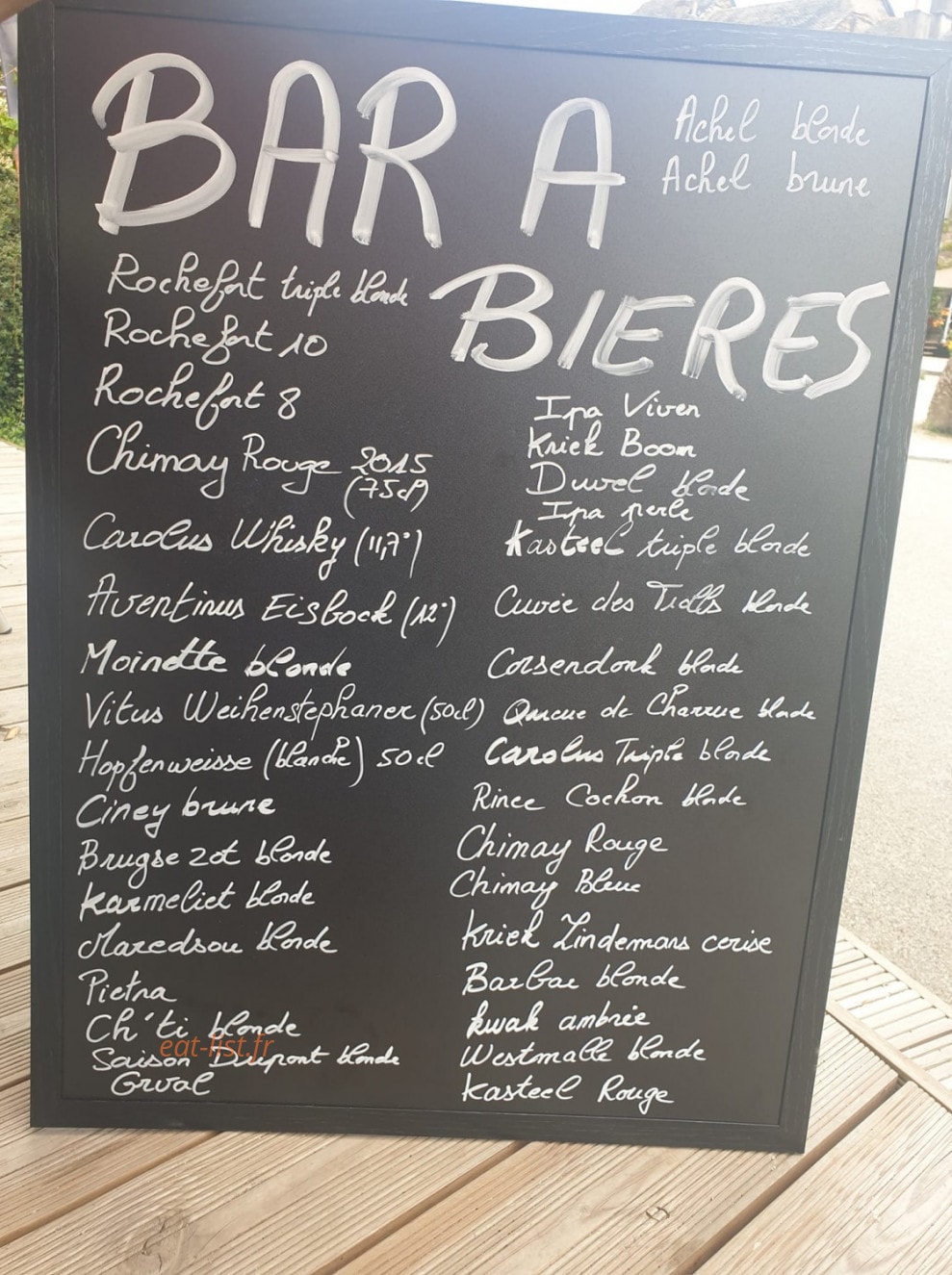 Le Bar Des Amis — carte page 2