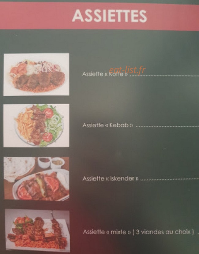 La Gourmandise — carte page 1