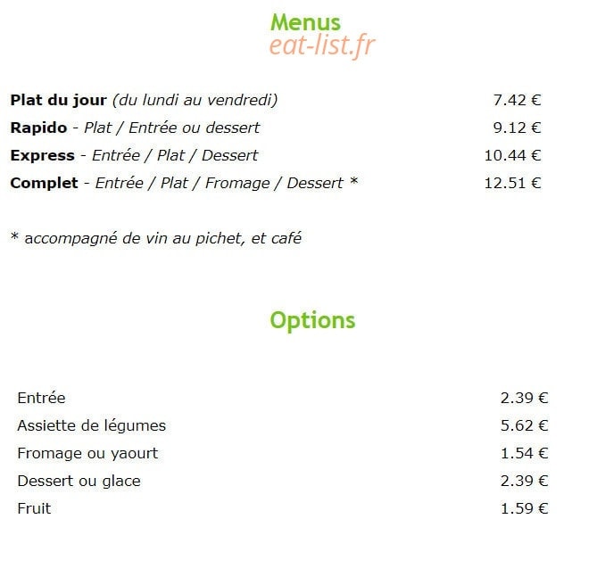 Les Capucines — carte page 1