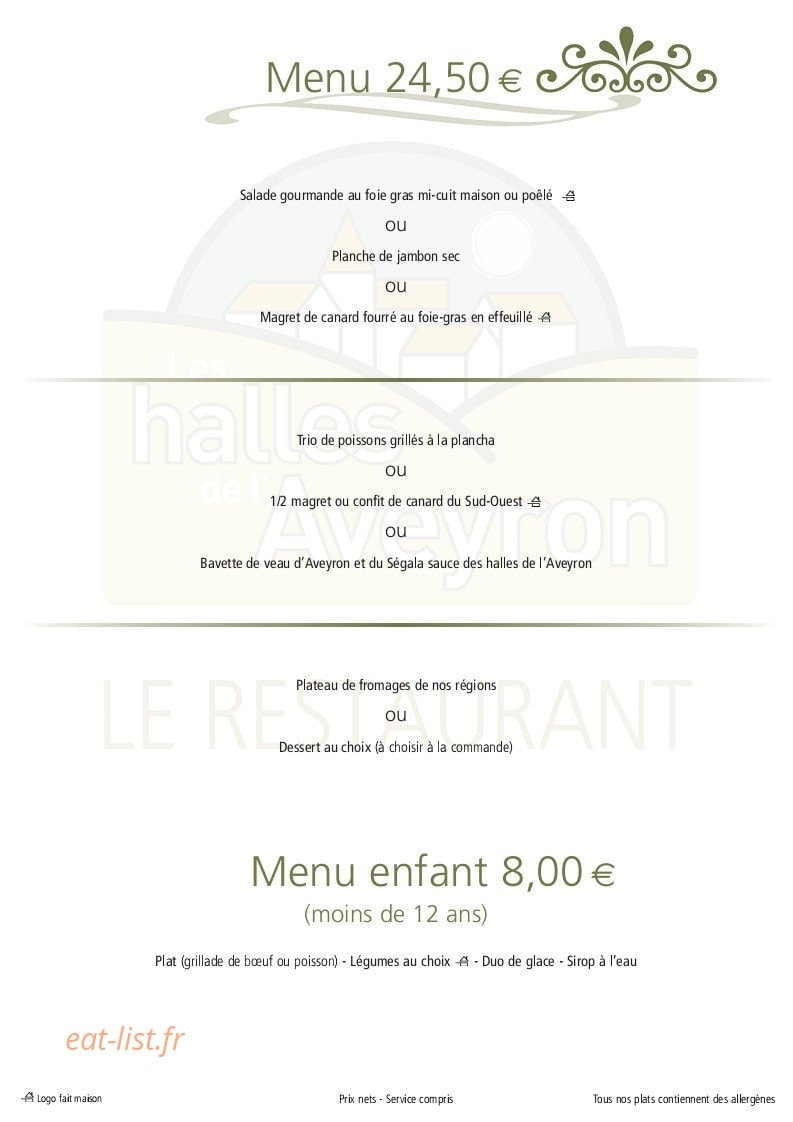 Les Halles de l'Aveyron — carte page 5