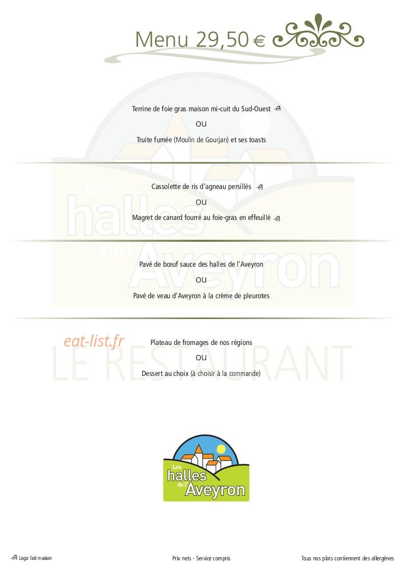 Les Halles de l'Aveyron — carte page 6