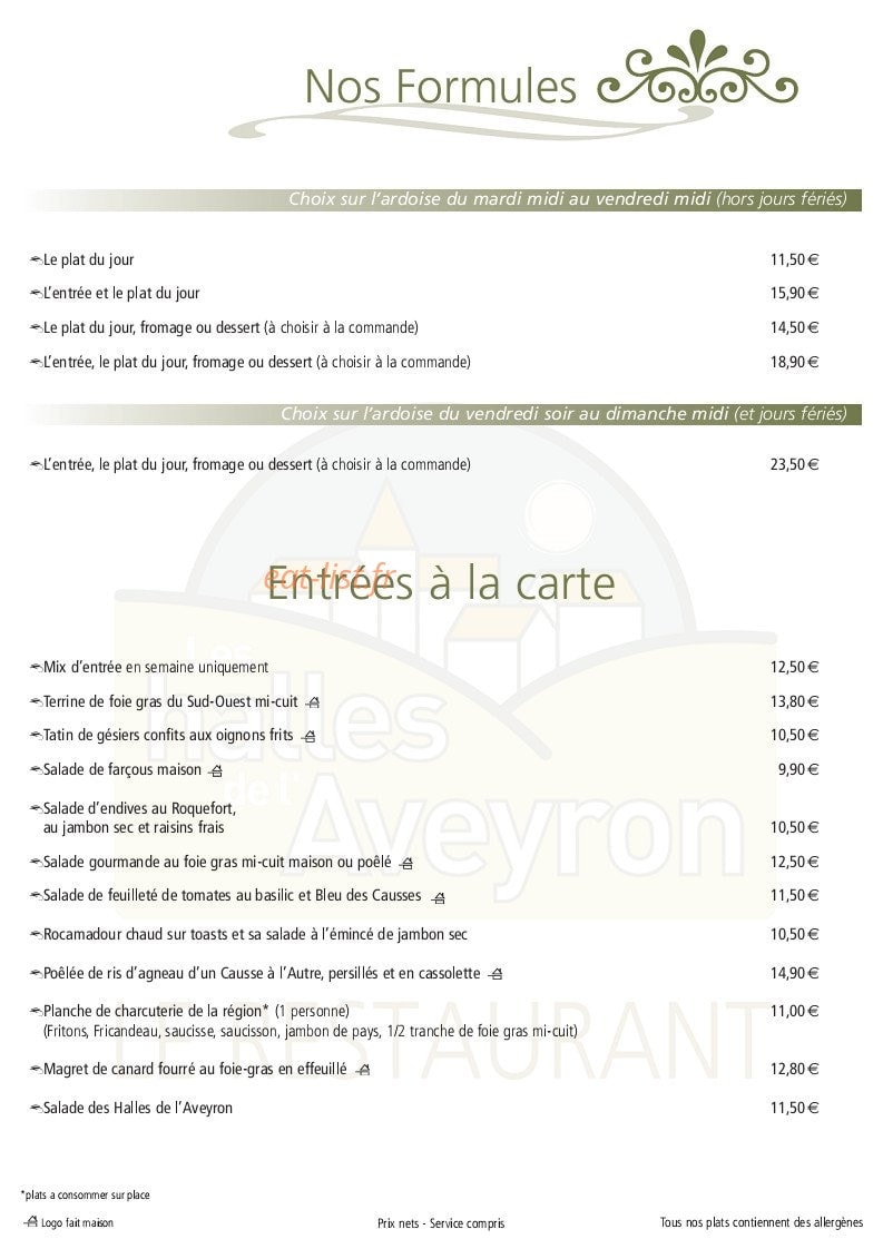 Les Halles de l'Aveyron — carte page 3