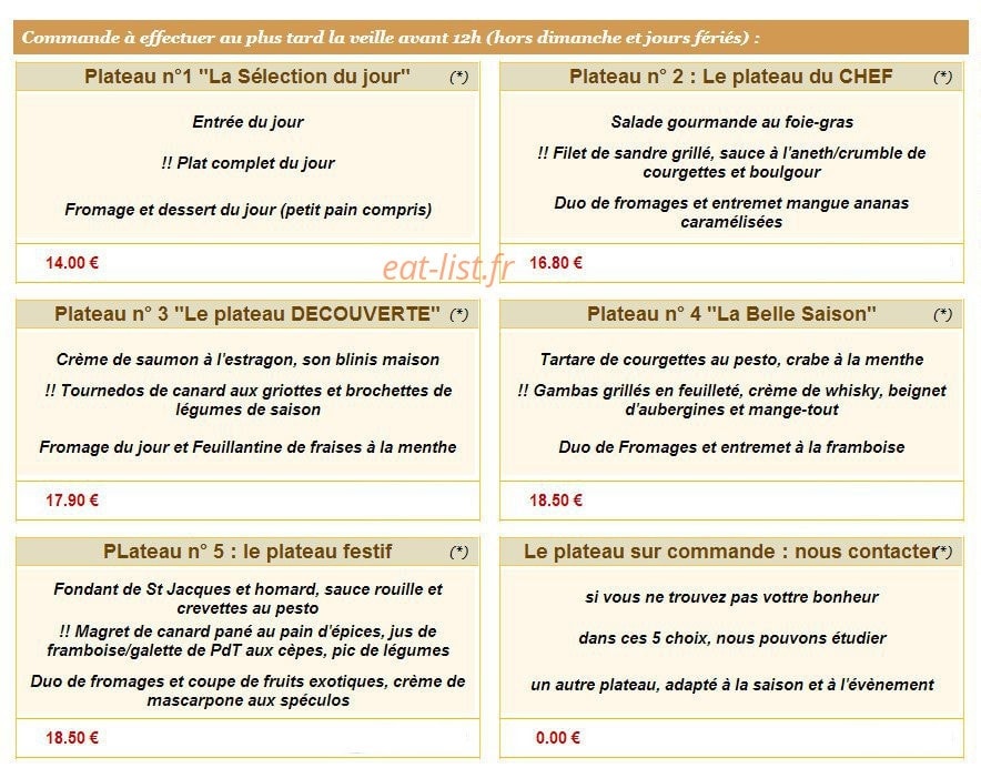 iD Repas — carte page 1