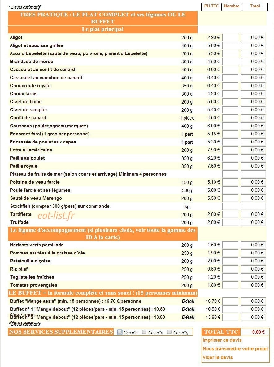 iD Repas — carte page 3
