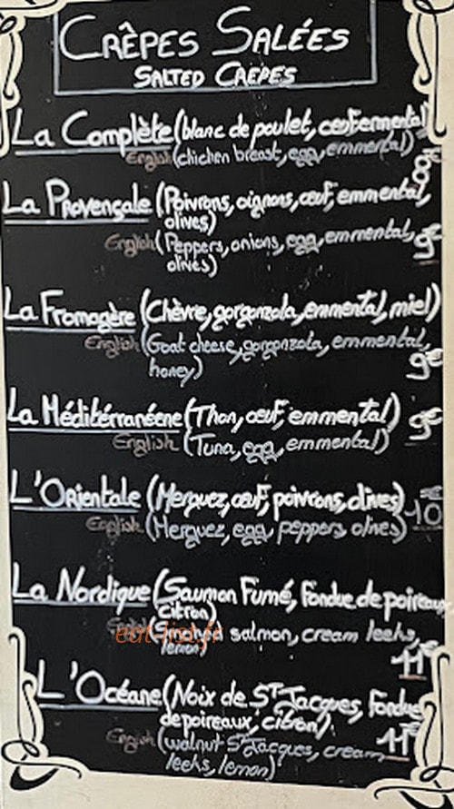 Au Panier Breton — carte page 2