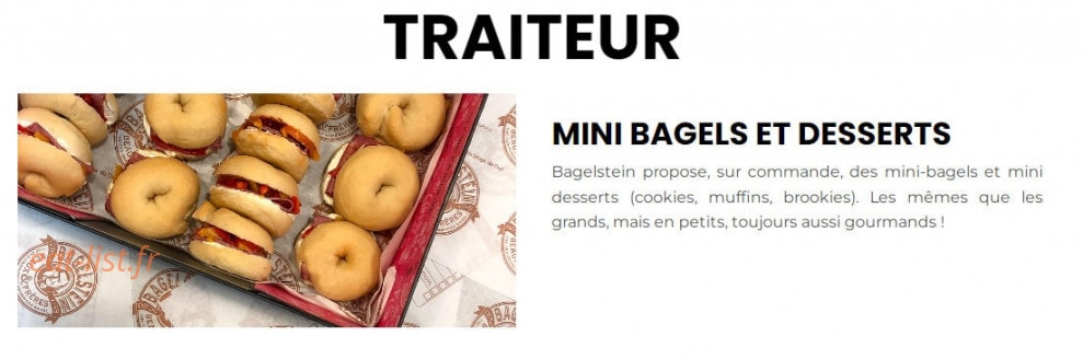 Bagelstein — carte page 10