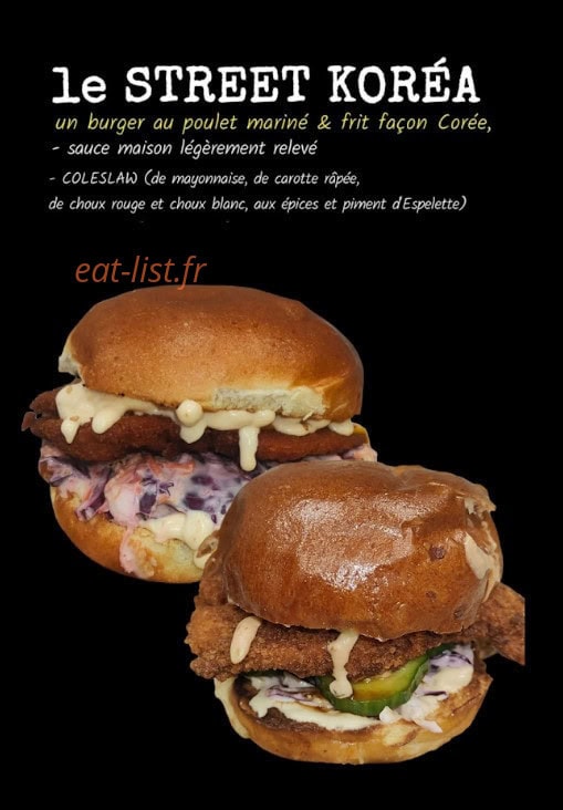 Be'Street Burger — carte page 7