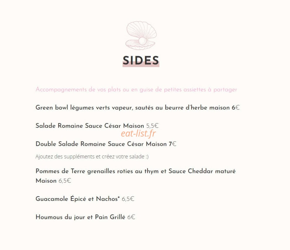 Cali Kitchen — carte page 4