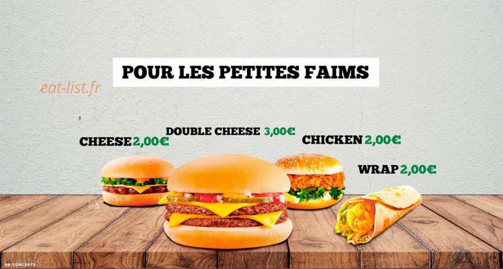 Chapati burger — carte page 5