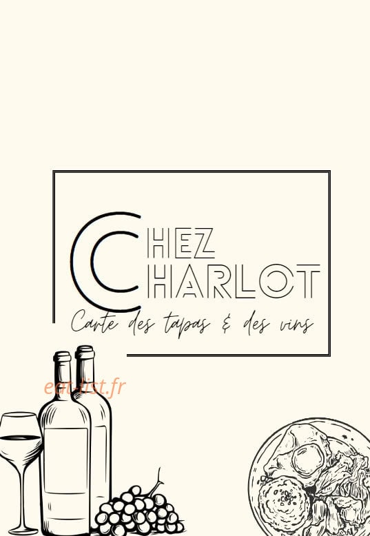 Chez Charlot — carte page 1
