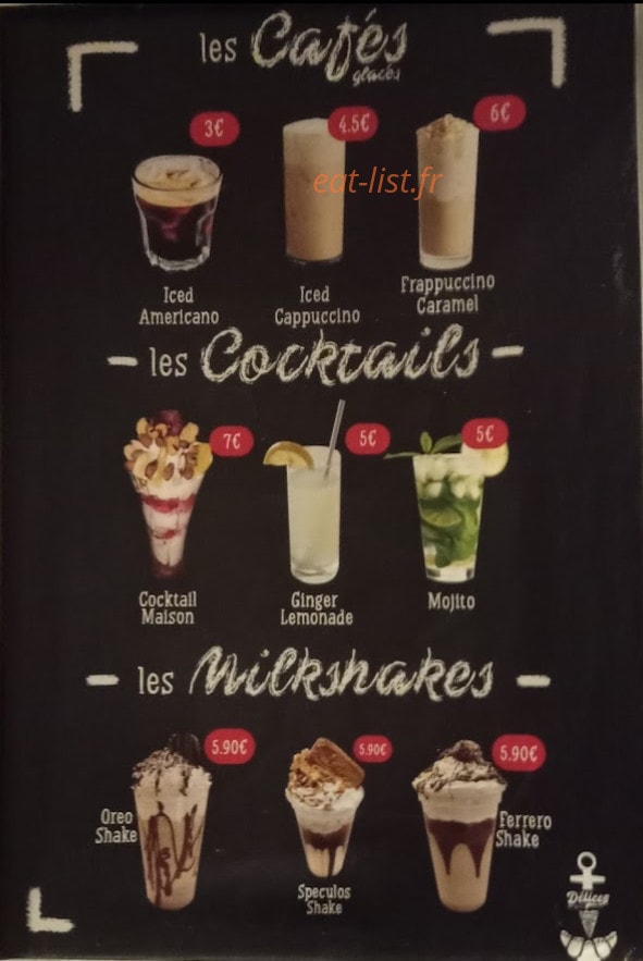 Delices du port — carte page 2