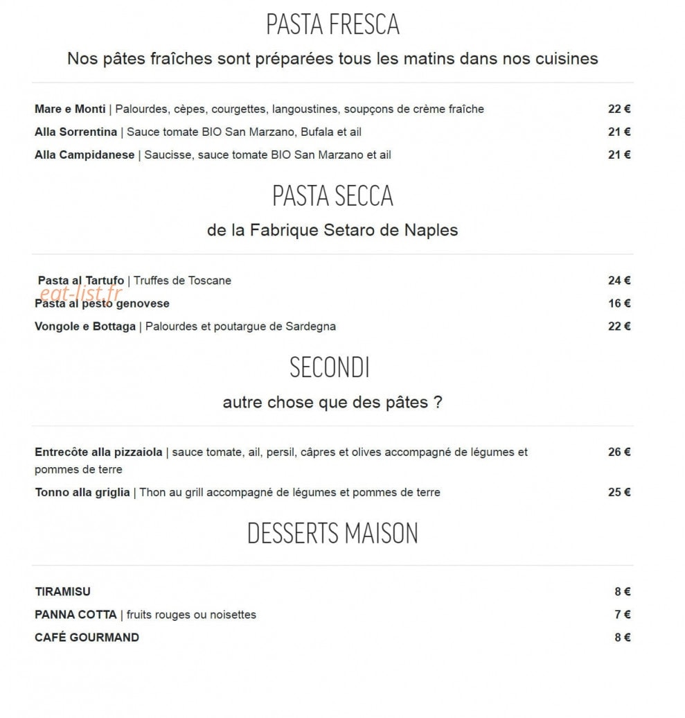 Fratelli — carte page 2