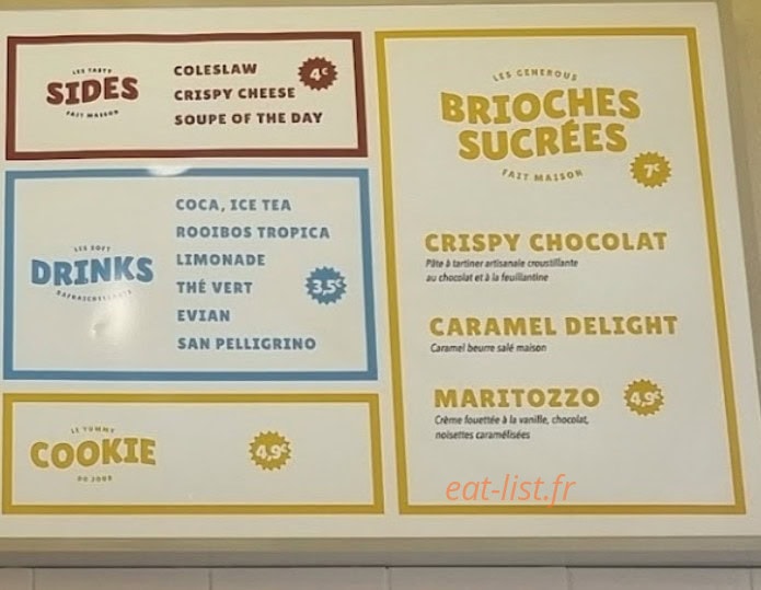 Frères Brioche — carte page 4