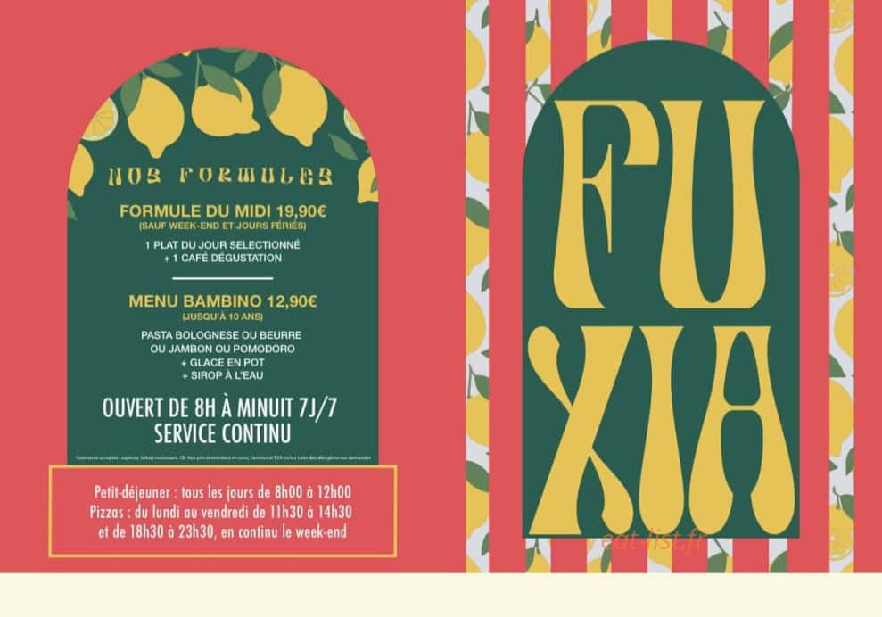 Fuxia Marseille — carte page 1