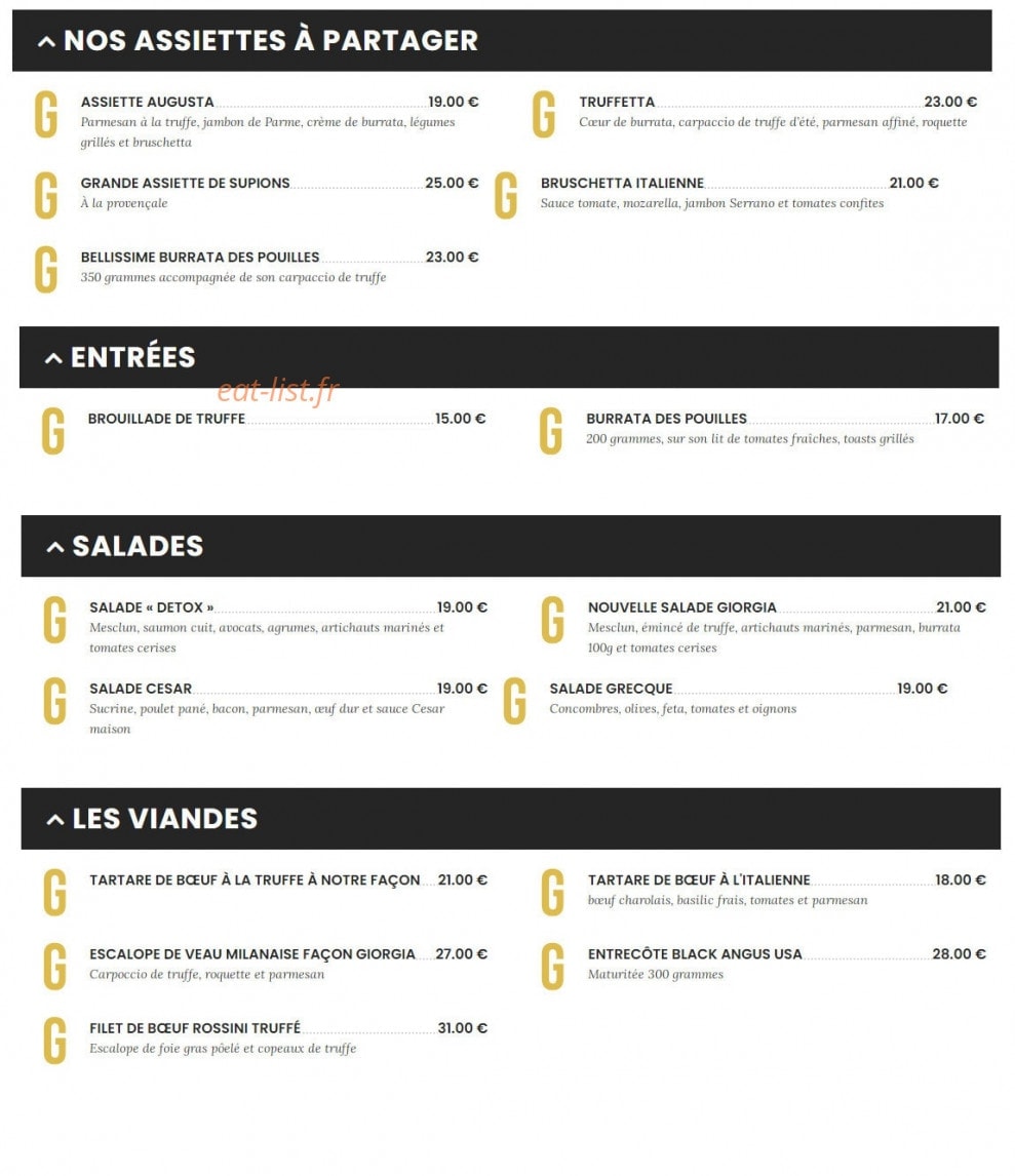 Giorgia — carte page 1