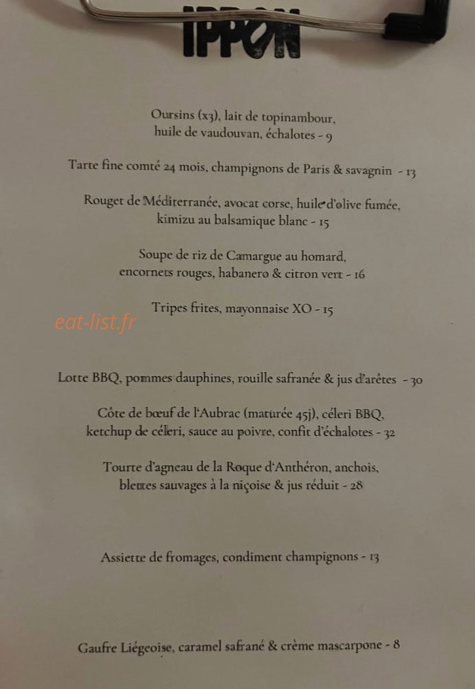 Ippon — carte page 2