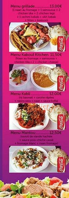 Kaboul Kitchen — carte page 3