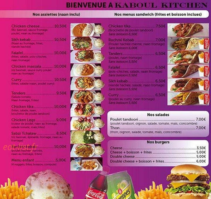 Kaboul Kitchen — carte page 2