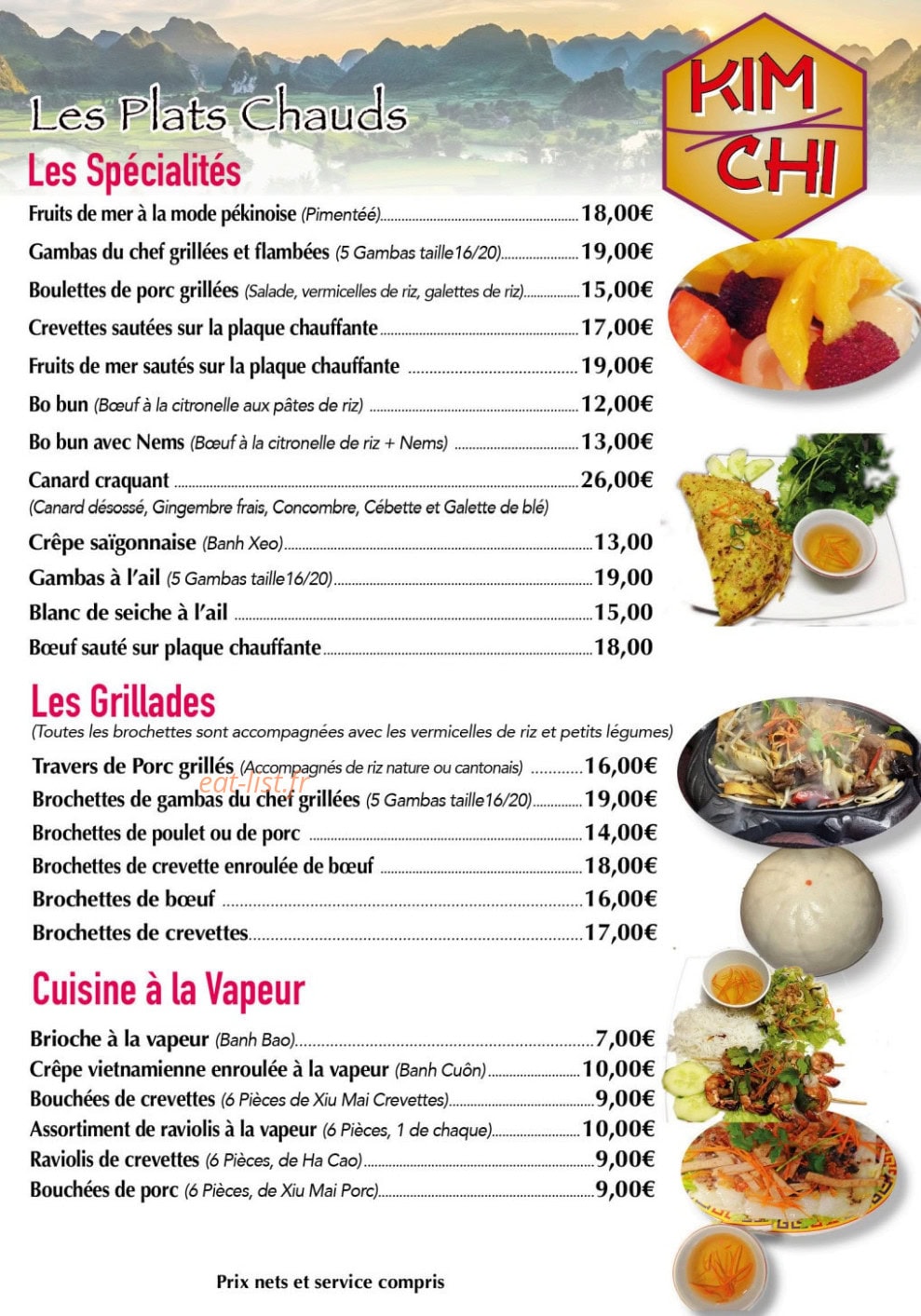Kim Chi — carte page 4